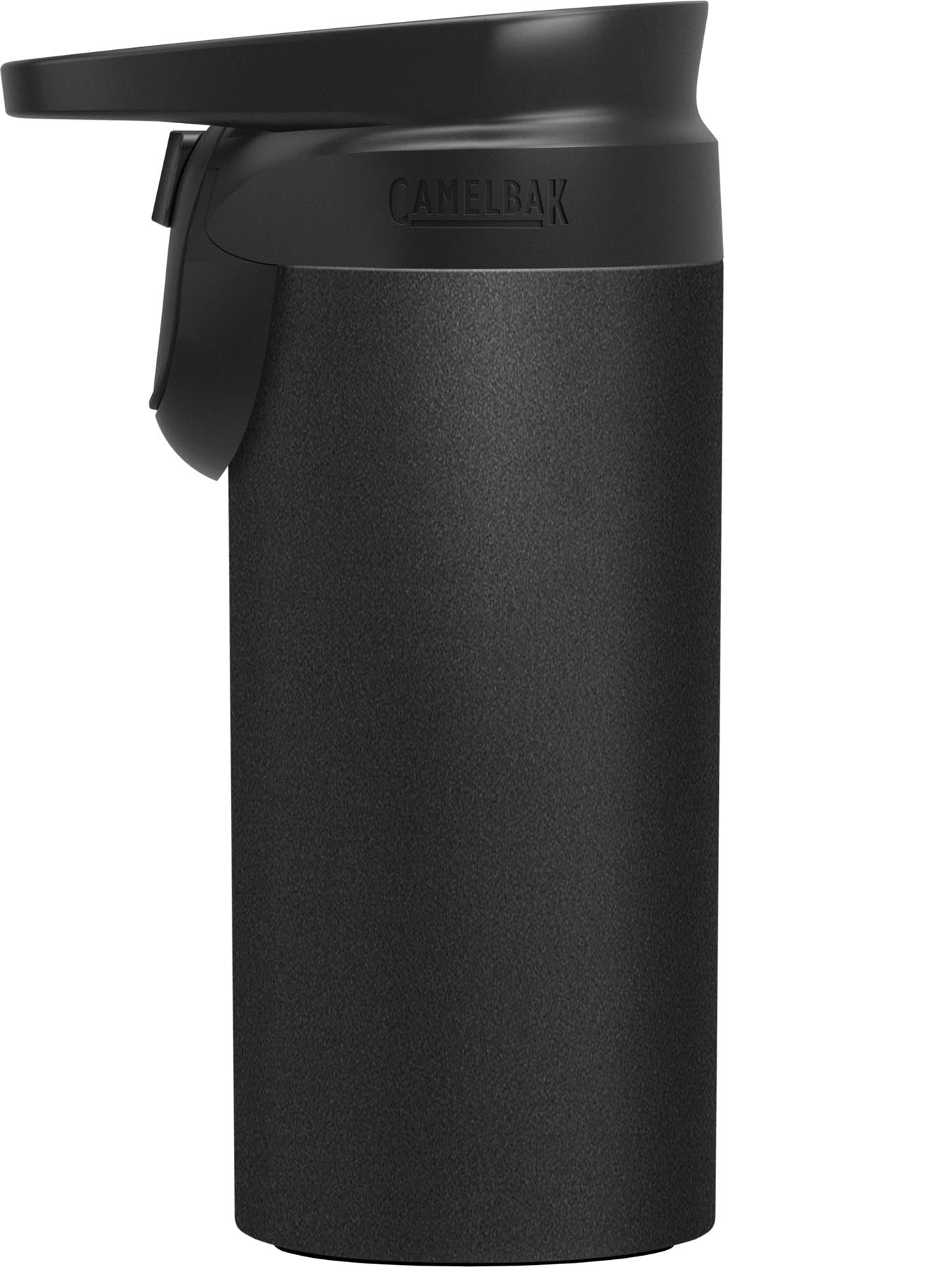 Stylische Camelbak Forges Flow V.I. Bottle in Schwarz, 0.35l, ideal für unterwegs und perfekt für kalte Getränke.