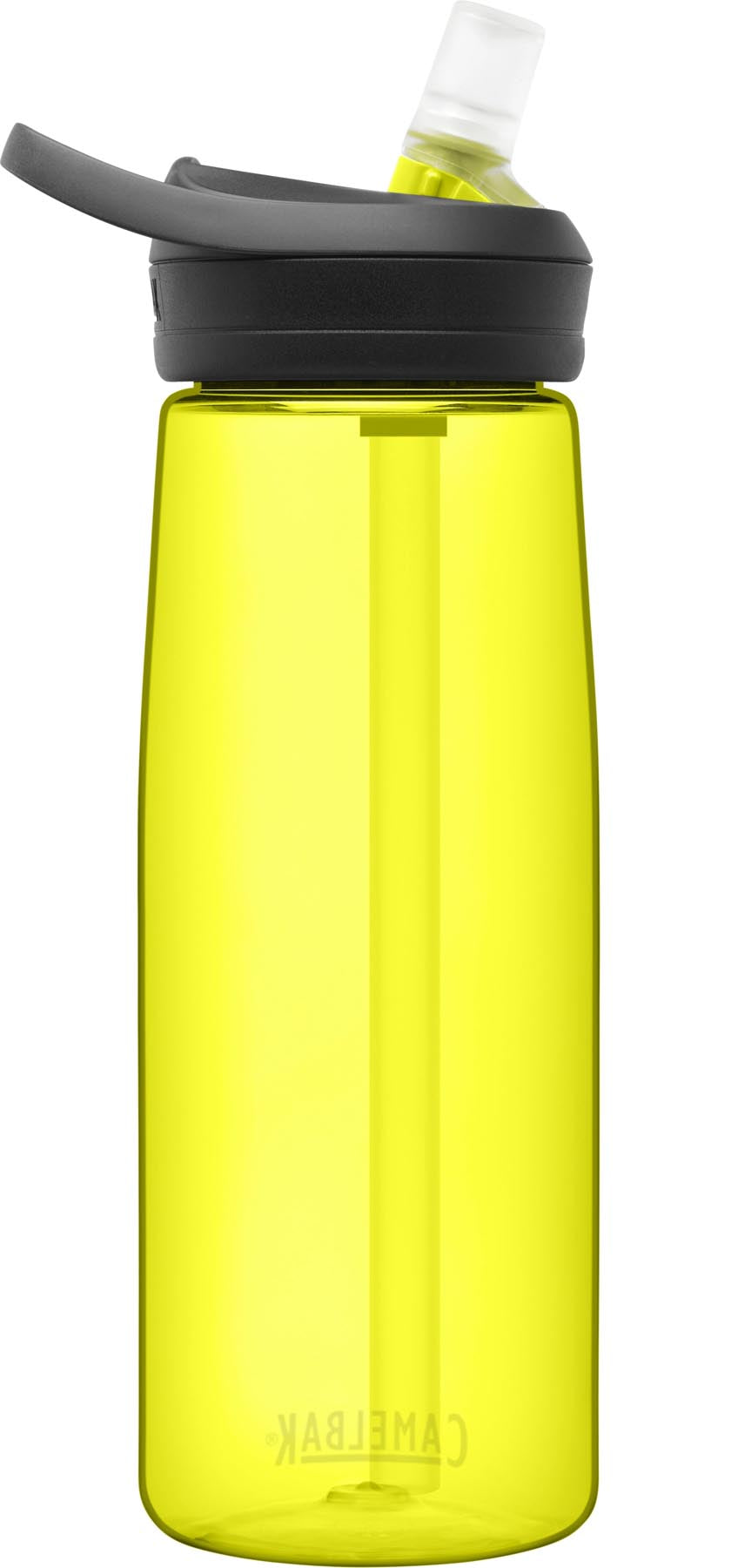 Stylische Camelbak Eddy+ Trinkflasche in leuchtendem Gelb (0.75l) – ideal für unterwegs und umweltfreundlich.