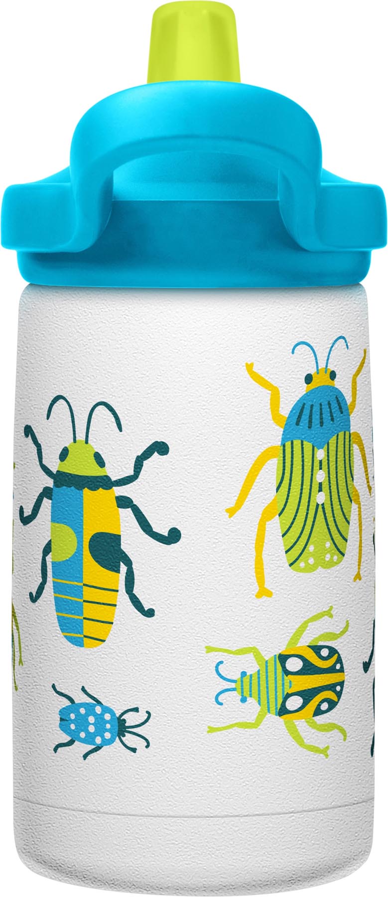 Bunte Eddy+ Kids V.I. Bottle 0.35l bugsi von Camelbak, perfekt für kleine Abenteurer – leicht, auslaufsicher und ideal für unterwegs.