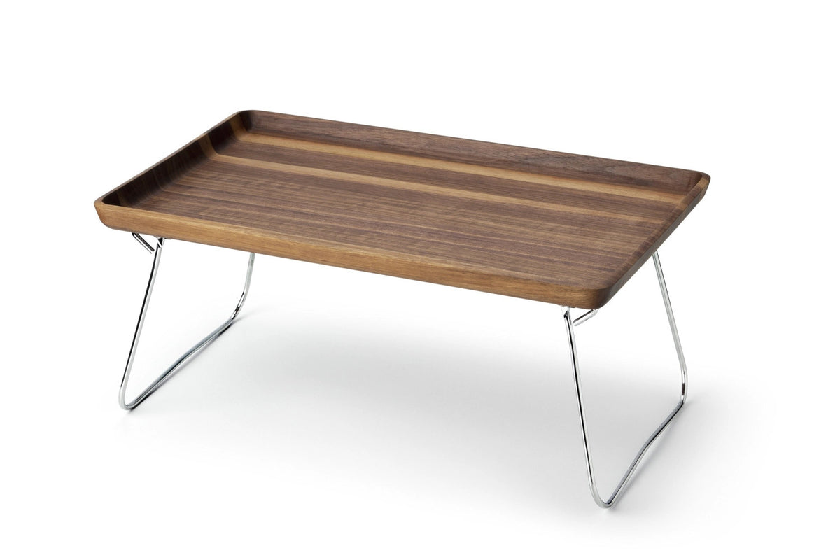 Walnuss Betttablett, 53x32x7cm in Braun präsentiert im Onlineshop von KAQTU Design AG. Tablett ist von Continenta