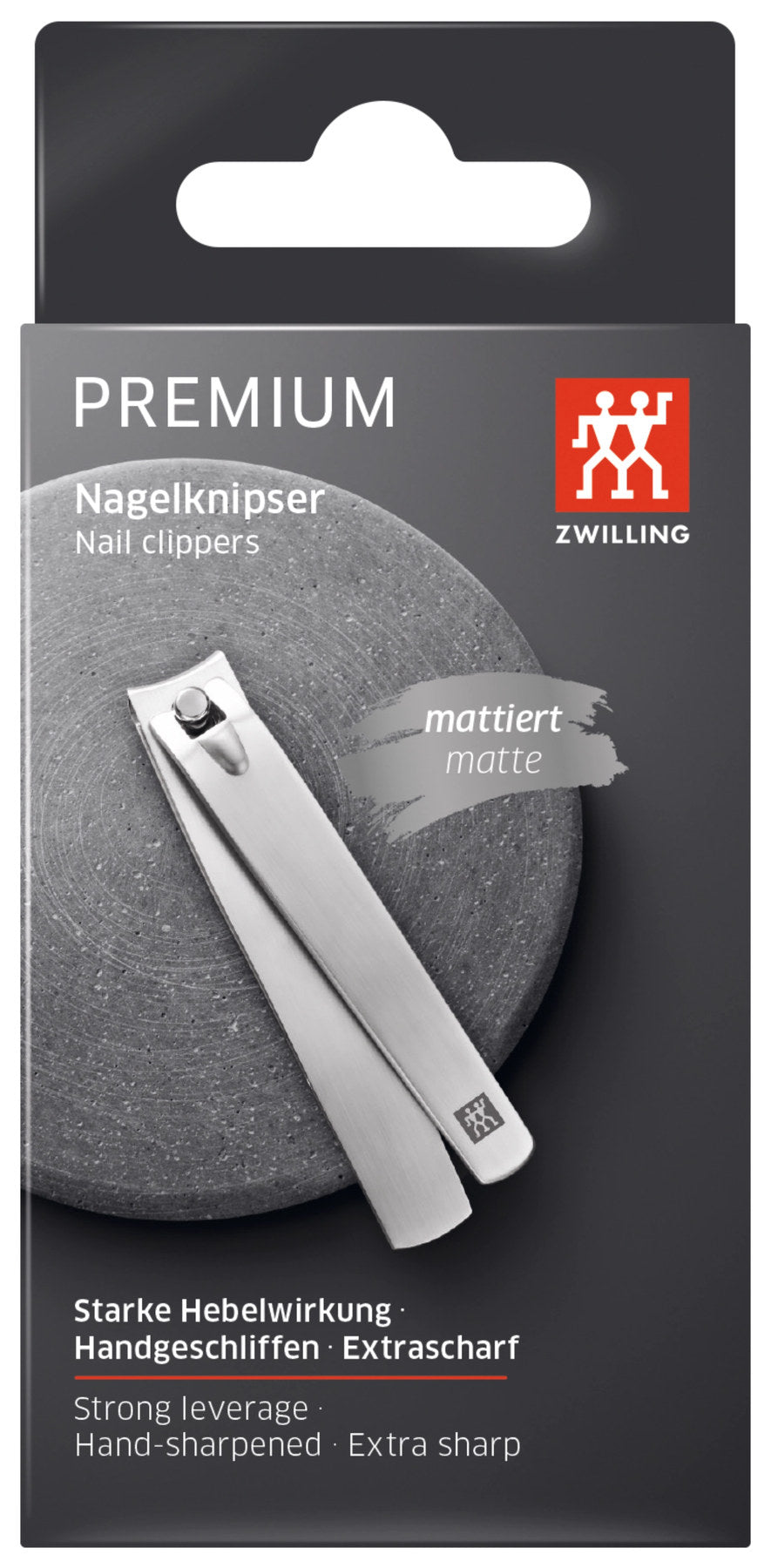 Zehennagelknipser 85mm in Silber präsentiert im Onlineshop von KAQTU Design AG. Pflege ist von Zwilling Beauty
