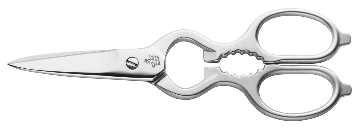 Küchenhilfe Vielzweckschere, Stahl matt, 200mm in Silber präsentiert im Onlineshop von KAQTU Design AG. Küchenhelfer ist von Zwilling Kitchen