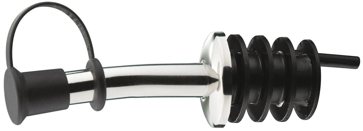 Flaschenausgiesser Inox Standard PE Korken m. Käppchen in Silber präsentiert im Onlineshop von KAQTU Design AG. Barzubehör ist von Westmark