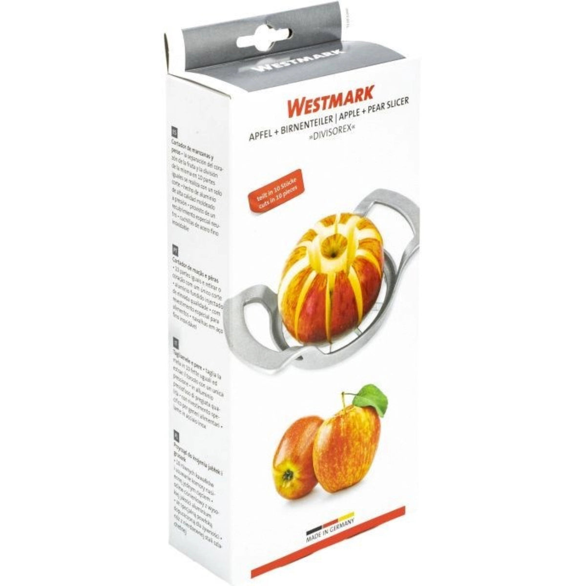 Apfel- und Birnenteiler Divisorex, 11x17x4cm in Weiss präsentiert im Onlineshop von KAQTU Design AG. Küchenhelfer ist von Westmark