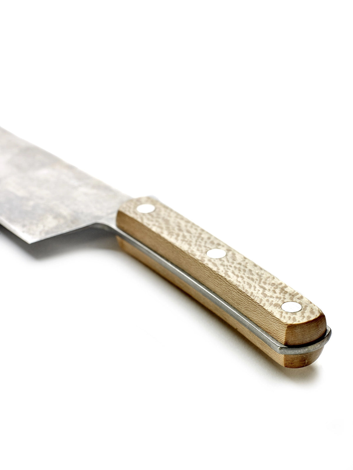 Silbernes Tafelmesser Surface von Serax aus Edelstahl in schmaler, flacher Form