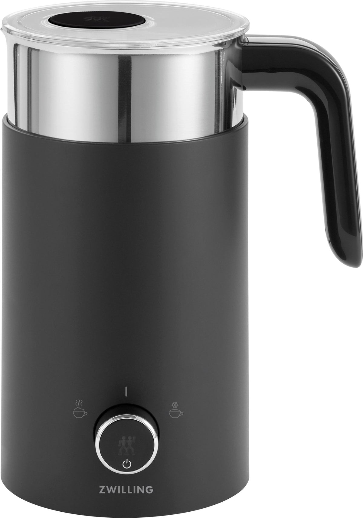 Enfinigy Milchaufschäumer schwarz 400ml in Schwarz präsentiert im Onlineshop von KAQTU Design AG. Küchengerät ist von Zwilling Kitchen