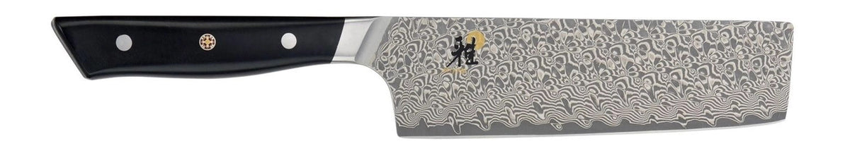 800 DP Nakiri 17cm in Silber präsentiert im Onlineshop von KAQTU Design AG. Damastmesser ist von Miyabi