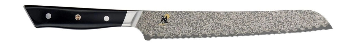 Miyabi Hibana 800DP Brotmesser, 240 mm in Silber präsentiert im Onlineshop von KAQTU Design AG. Damastmesser ist von Miyabi