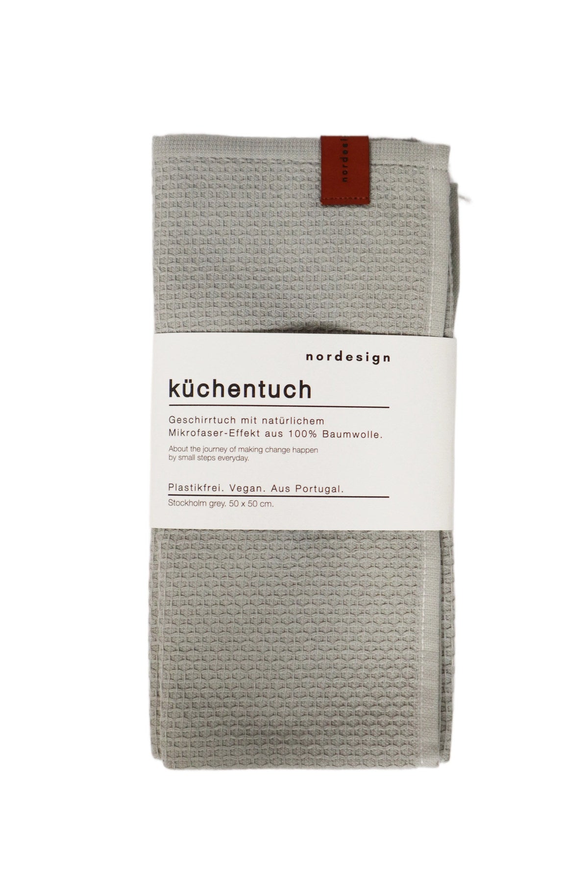 Küchentuch Stockholm Grey, hellgrau 50x50cm in Grau präsentiert im Onlineshop von KAQTU Design AG. Geschirrtuch ist von Nordesign