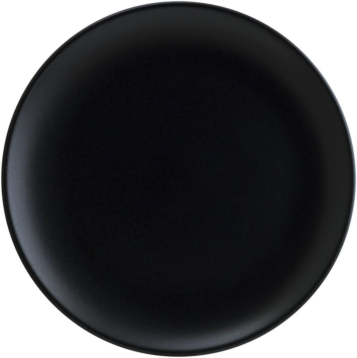 Notte Gourmet Teller flach D30cm in Schwarz präsentiert im Onlineshop von KAQTU Design AG. Teller ist von Bonna