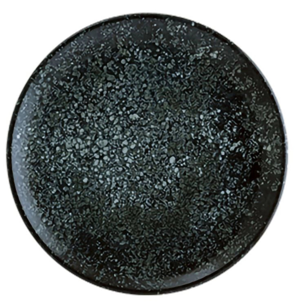 Cosmos Black Gourmet Teller flach D21cm in Schwarz präsentiert im Onlineshop von KAQTU Design AG. Teller ist von Bonna