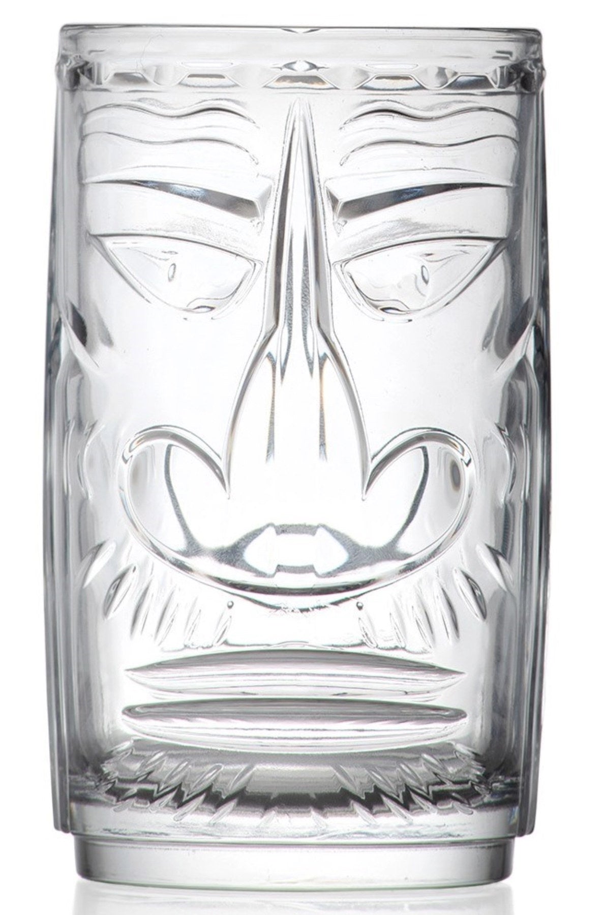4er Set Tiki Etruria Tumbler von RCR: vier transparente Trinkgläser aus Glas mit klarer, schlichter Form, je 46 cl Fassungsvermögen.