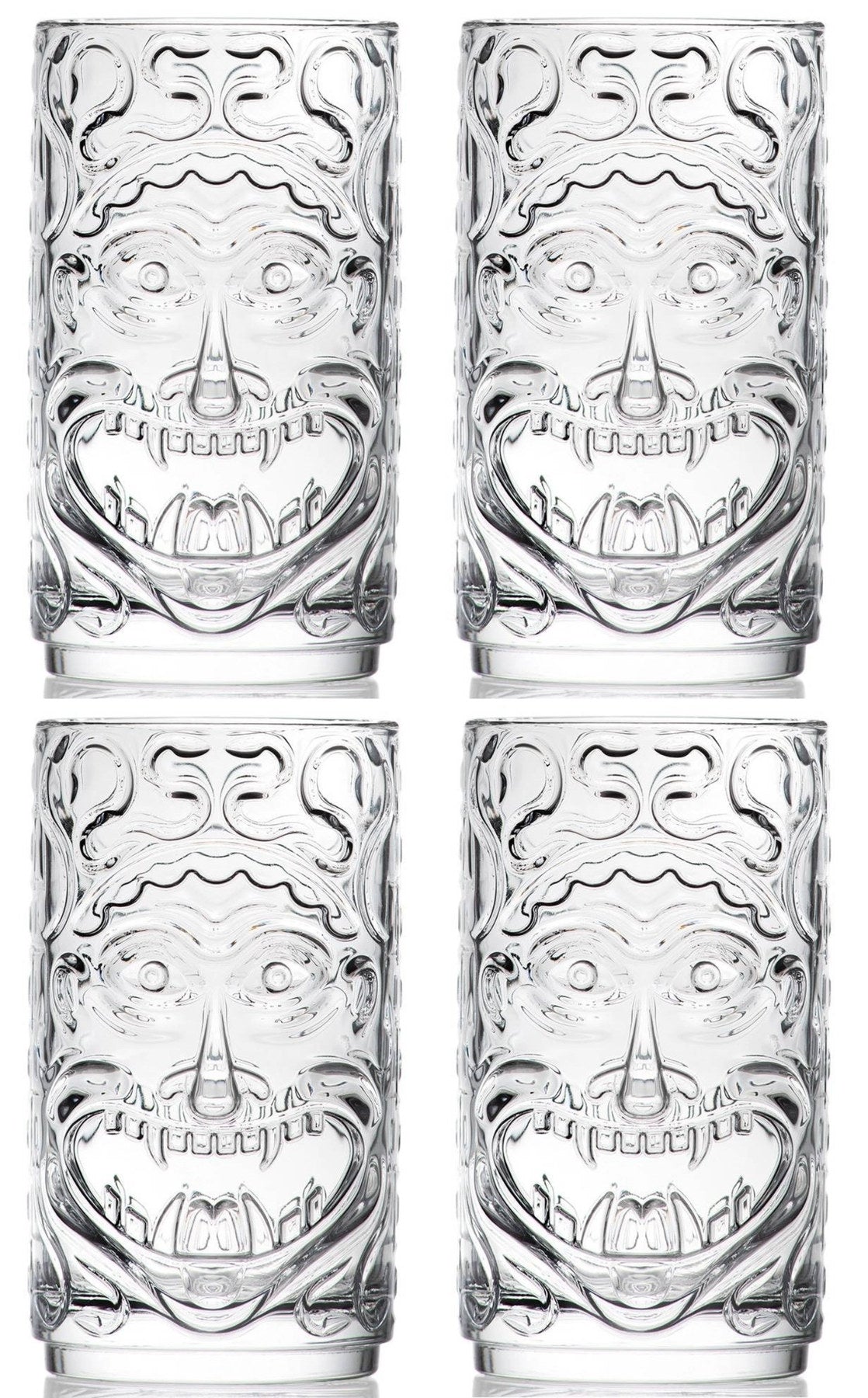 4er Set Tiki Sardinia Tumbler in Transparent präsentiert im Onlineshop von KAQTU Design AG. Küchenhelfer ist von RCR