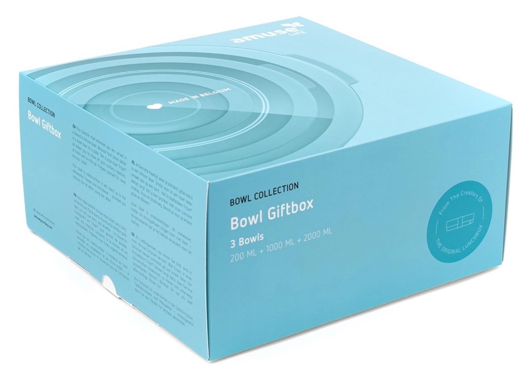 Elegantes Schüsselset in Blau von Amuse Life, ideal für stilvolle Tischdekoration und vielseitige Verwendung in der Küche.