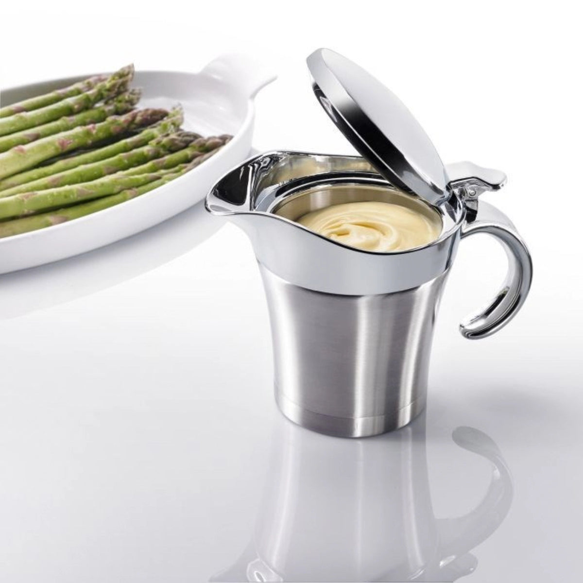 Thermo-Sauciere, 18x11.5x14.3cm, 0.5 l in Silber präsentiert im Onlineshop von KAQTU Design AG. Kanne ist von Westmark
