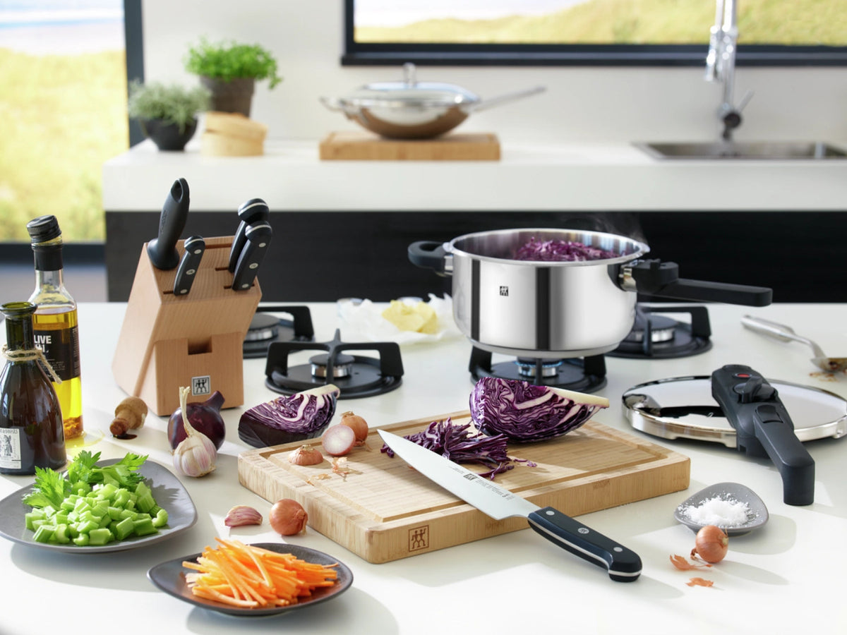 Ecoquick II Dampfkochtopf, 6l in Silber präsentiert im Onlineshop von KAQTU Design AG.  ist von Zwilling Kitchen