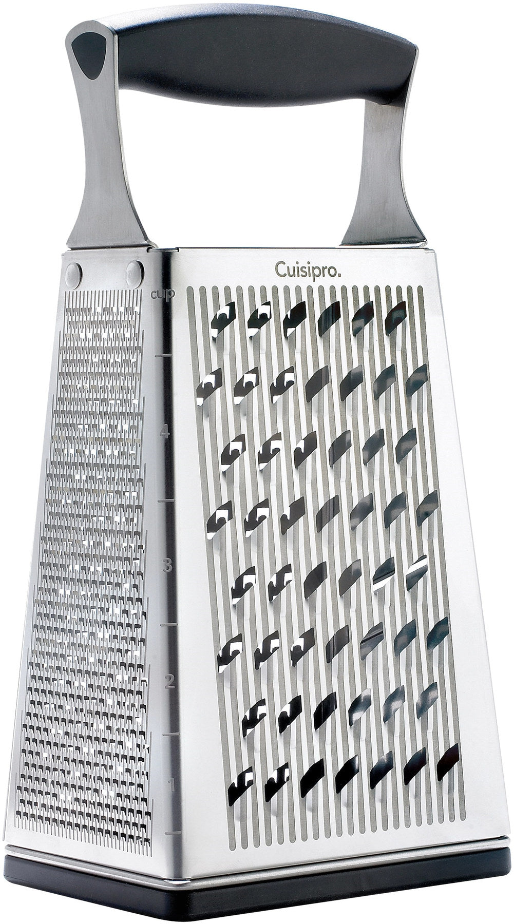 SGT Reibe Tower 4-seitig in Silber präsentiert im Onlineshop von KAQTU Design AG. Küchenhelfer ist von Cuisipro