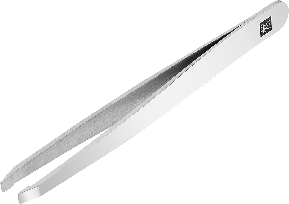 Pinzette, gerade, poliert 90mm in Silber präsentiert im Onlineshop von KAQTU Design AG. Pflege ist von Zwilling Beauty