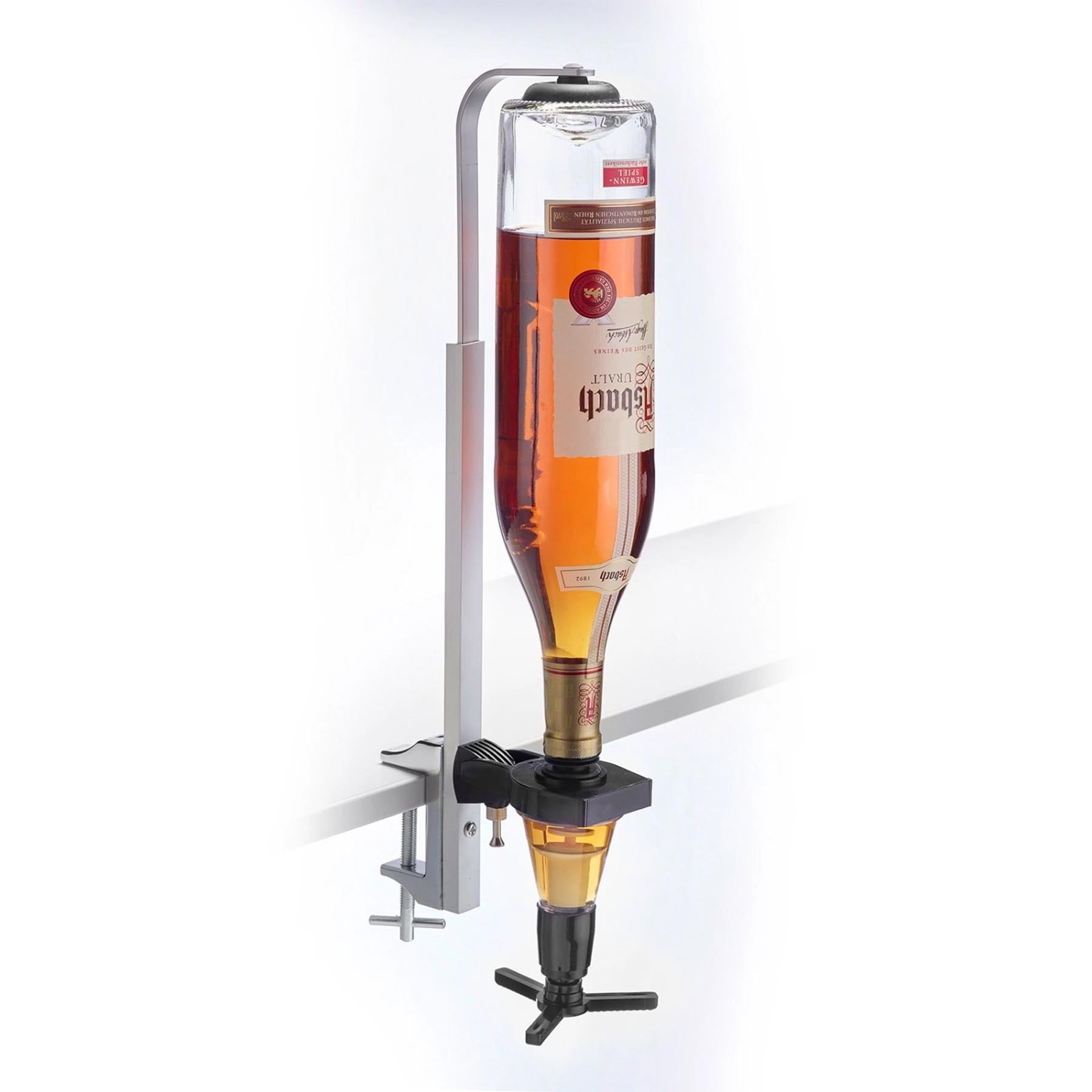 Elegantes 5cl Spirituosen-Dosiergerät aus Metall von Westmark, ideal für präzises Dosieren in der Bar. Hochwertiges Barzubehör in stilvollem Grau.