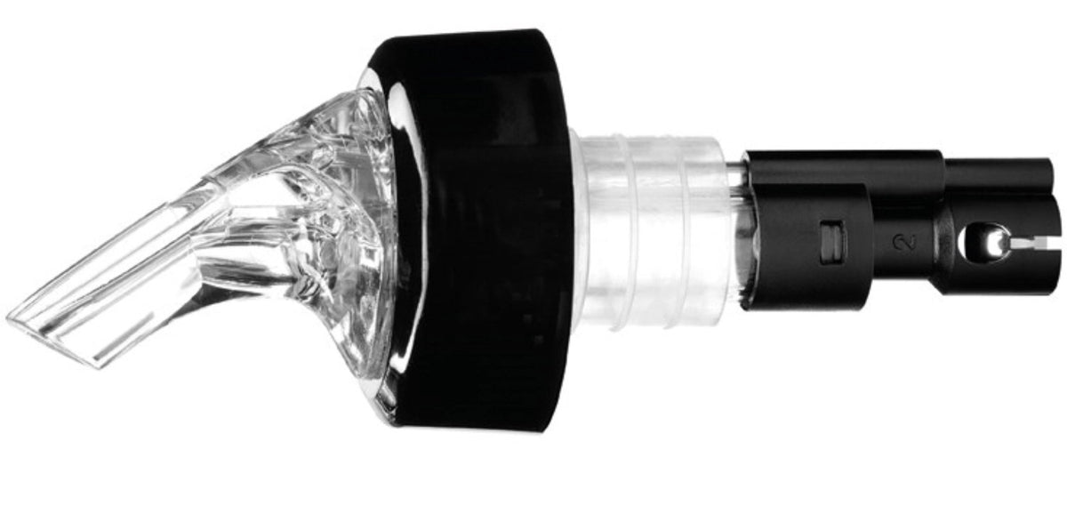 Posi Pour bedruckt schwarz 2cl in Schwarz präsentiert im Onlineshop von KAQTU Design AG. Barzubehör ist von Westmark