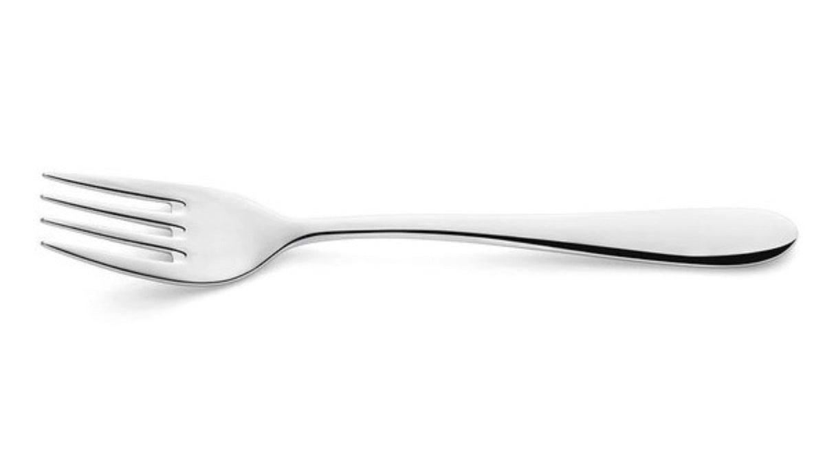 Chopin Menügabel 18/10, hochglänzend in Silber präsentiert im Onlineshop von KAQTU Design AG. Besteck ist von Amefa