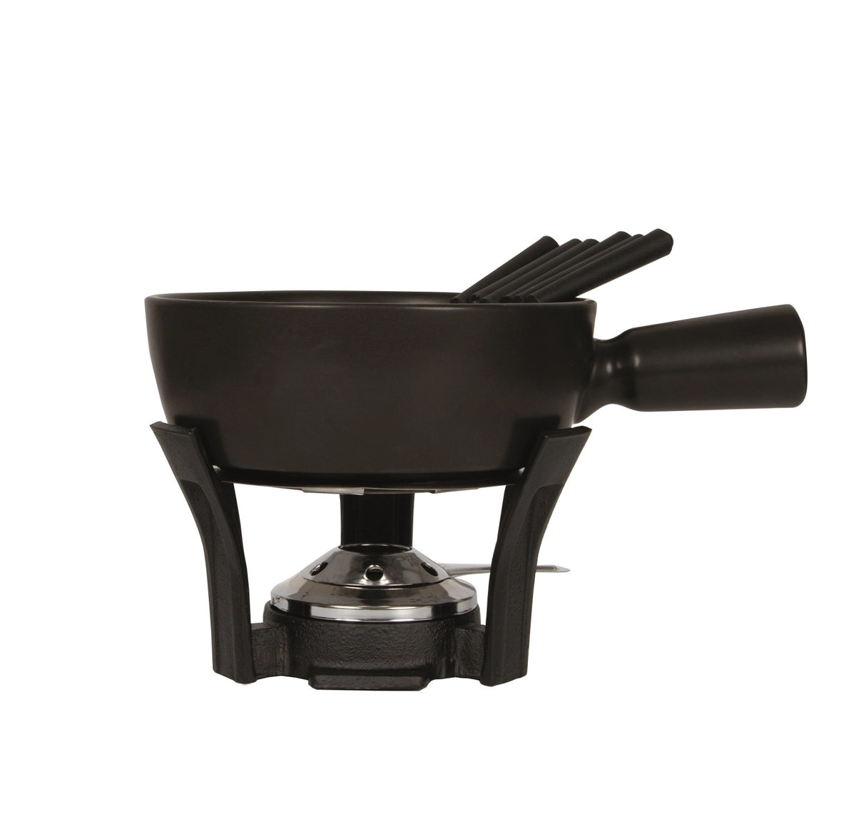 Fondue-Set Nero, 1.3L in Schwarz präsentiert im Onlineshop von KAQTU Design AG. Fondue/Raclette ist von Boska