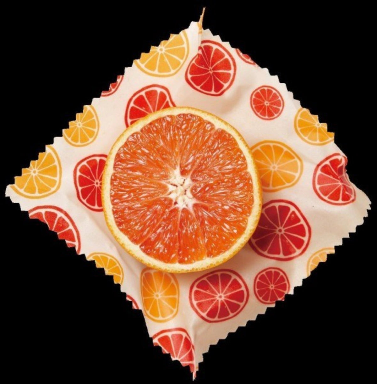 2er Set Bienenwachstuch Citrus 16x16cm in Mehrfarbig präsentiert im Onlineshop von KAQTU Design AG. Küchenhelfer ist von Nuts Innovations