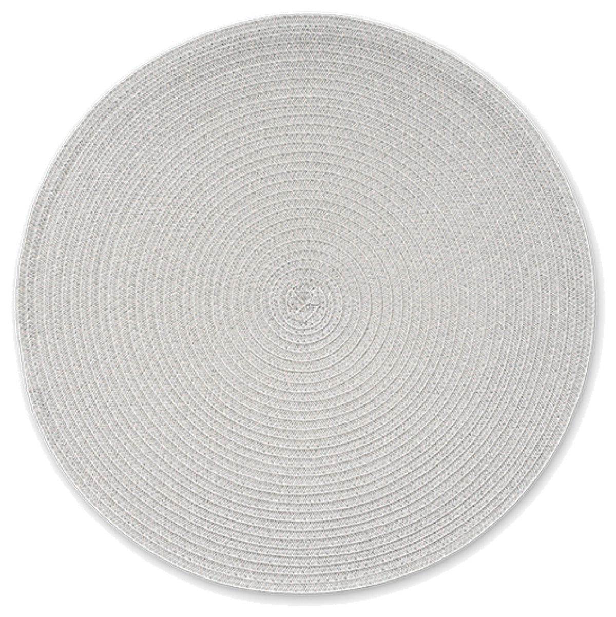 Tischset rund, hellgrau, 38 cm in Silber präsentiert im Onlineshop von KAQTU Design AG. Tischset ist von Continenta