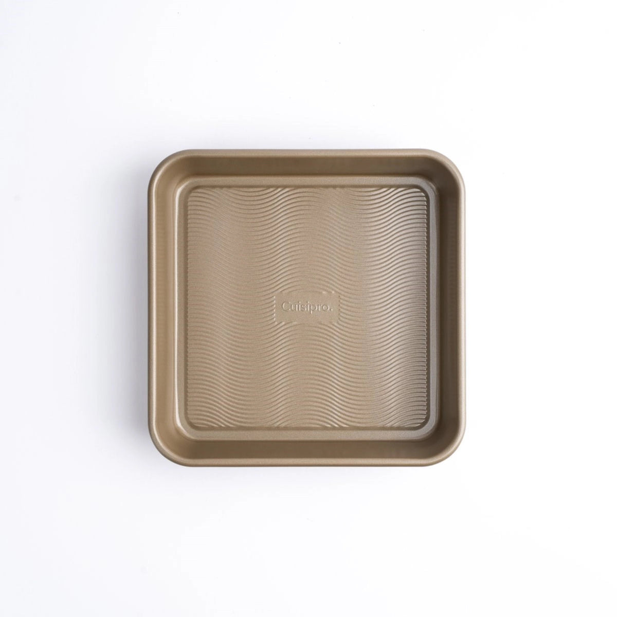 Backform, quadrat 24x24x5cm Edelstahl in Gold präsentiert im Onlineshop von KAQTU Design AG. Backform / Backblech ist von Cuisipro