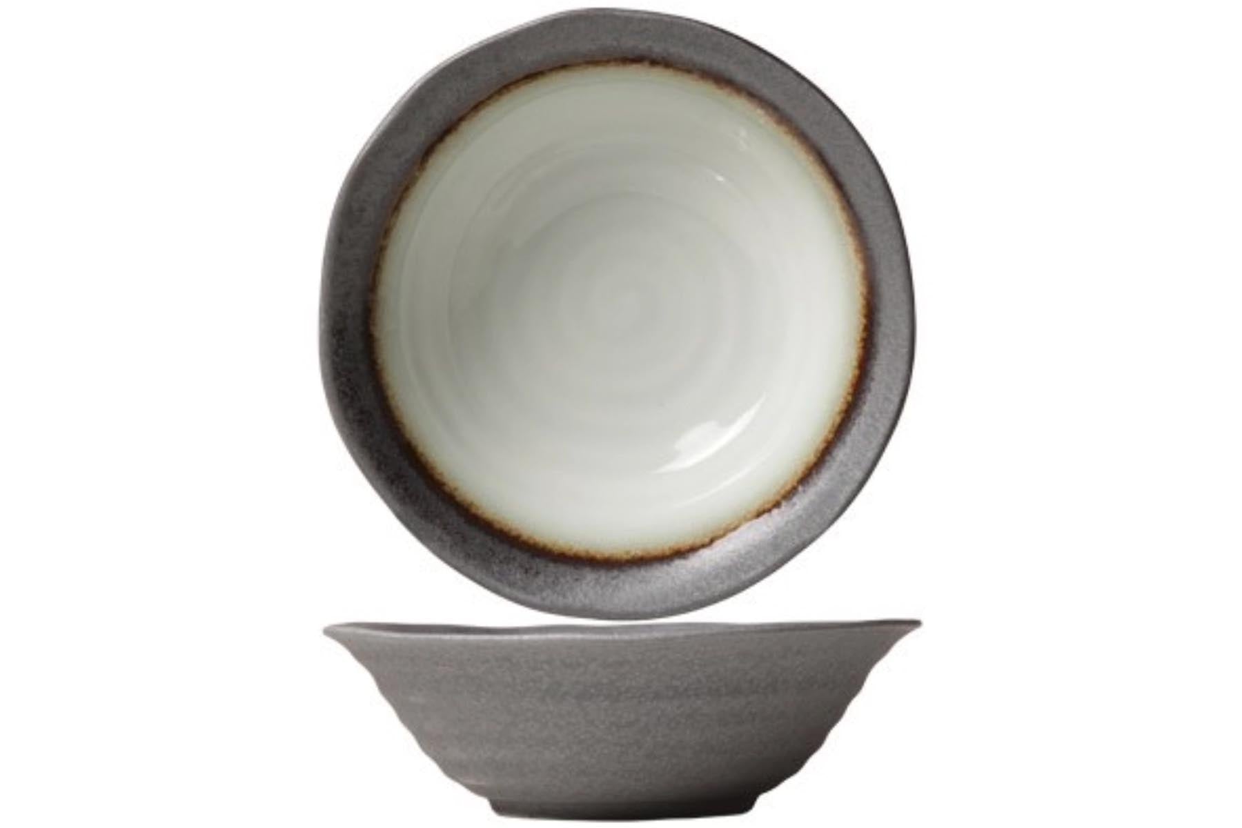 Stone Platte, 14x4.5cm in Grau präsentiert im Onlineshop von KAQTU Design AG. Schale ist von Cosy & Trendy