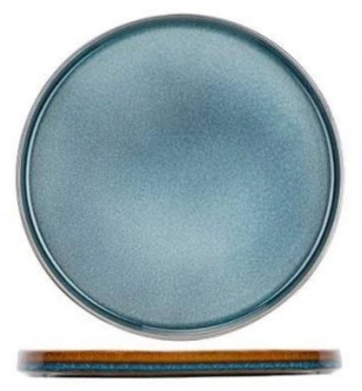Quintana blue Teller 27.5cm in Blau präsentiert im Onlineshop von KAQTU Design AG. Teller ist von Cosy & Trendy
