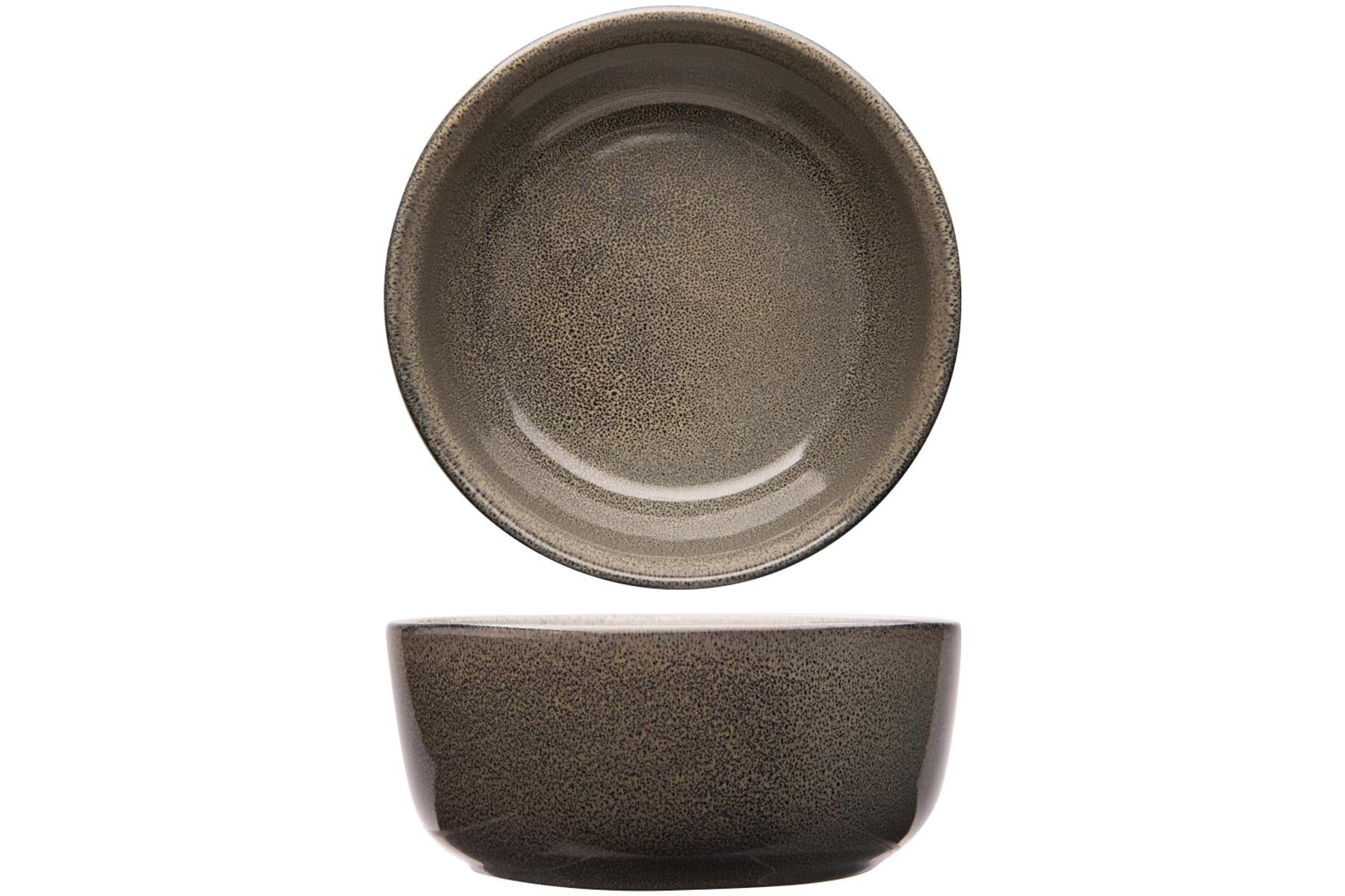 Ceylon Green Schüssel D15x6.3cm in Grün präsentiert im Onlineshop von KAQTU Design AG. Schale ist von Cosy & Trendy