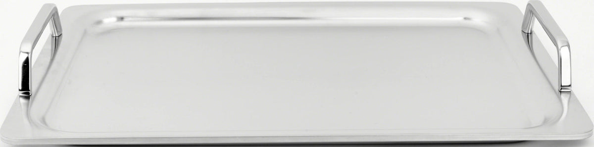 Teppanyaki Platte 39x27cm in Silber präsentiert im Onlineshop von KAQTU Design AG. Platte ist von Demeyere