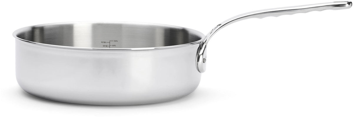 Affinity Sauteuse gerade  Ø 28cm in Silber präsentiert im Onlineshop von KAQTU Design AG.  ist von de Buyer