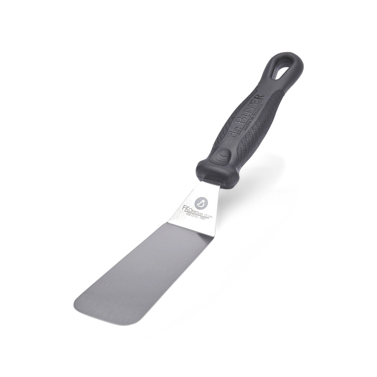 Servierpalette 26.5cm B: 5cm abgewinkelt, geschlossen in Silber präsentiert im Onlineshop von KAQTU Design AG. Backutensilien ist von de Buyer