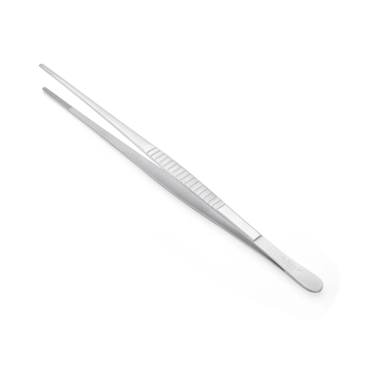 Gerade Pinzette 16cm in Silber präsentiert im Onlineshop von KAQTU Design AG. Küchenhelfer ist von de Buyer