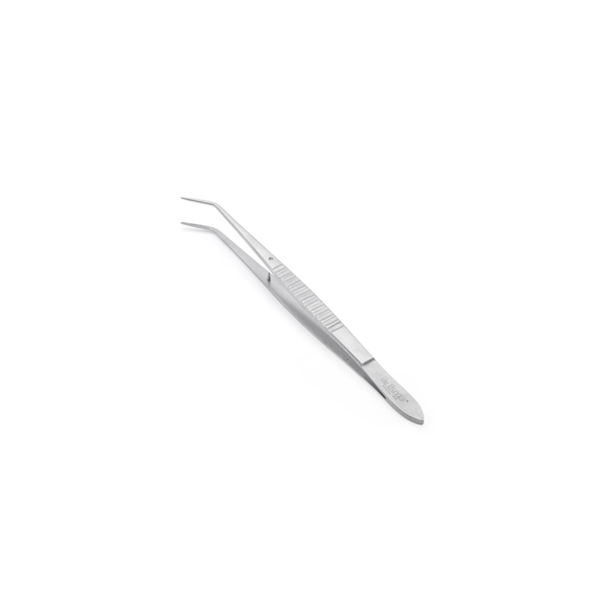 Pinzette gekröpft 16cm in Silber präsentiert im Onlineshop von KAQTU Design AG. Küchenhelfer ist von de Buyer
