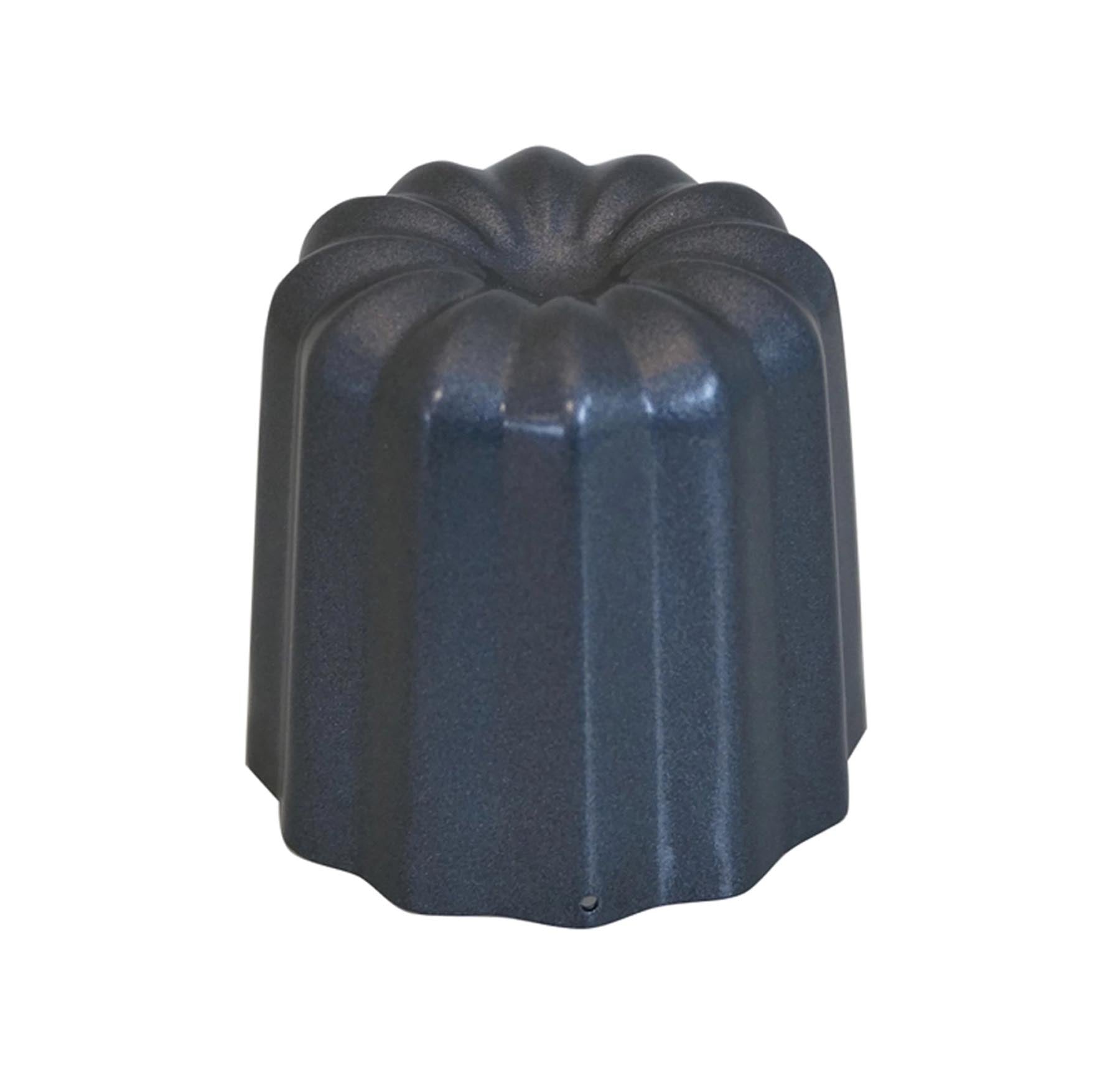 4er Set Kuchenform Cannelés in Silber präsentiert im Onlineshop von KAQTU Design AG. Backform / Backblech ist von de Buyer