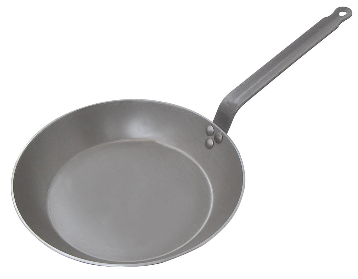 CARBONE PLUS Runde Lyonnaise Bratpfanne Ø 24cm, Induktion in Silber präsentiert im Onlineshop von KAQTU Design AG. Bratpfanne ist von de Buyer