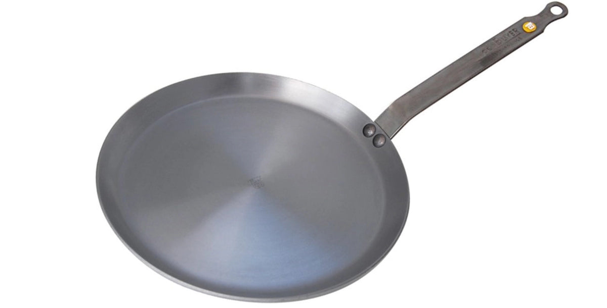 MINERAL B ELEMENT Crêpes Eisenpfanne Ø 26cm, Induktion in Silber präsentiert im Onlineshop von KAQTU Design AG. Bratpfanne ist von de Buyer