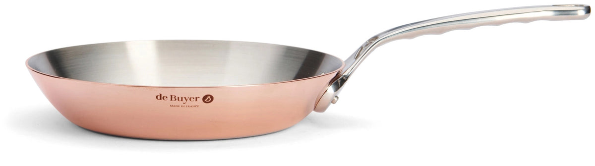 PRIMA MATERA Bratpfanne KupferEdelstahl Ø24cm,Induktion in Kupfer präsentiert im Onlineshop von KAQTU Design AG. Bratpfanne ist von de Buyer