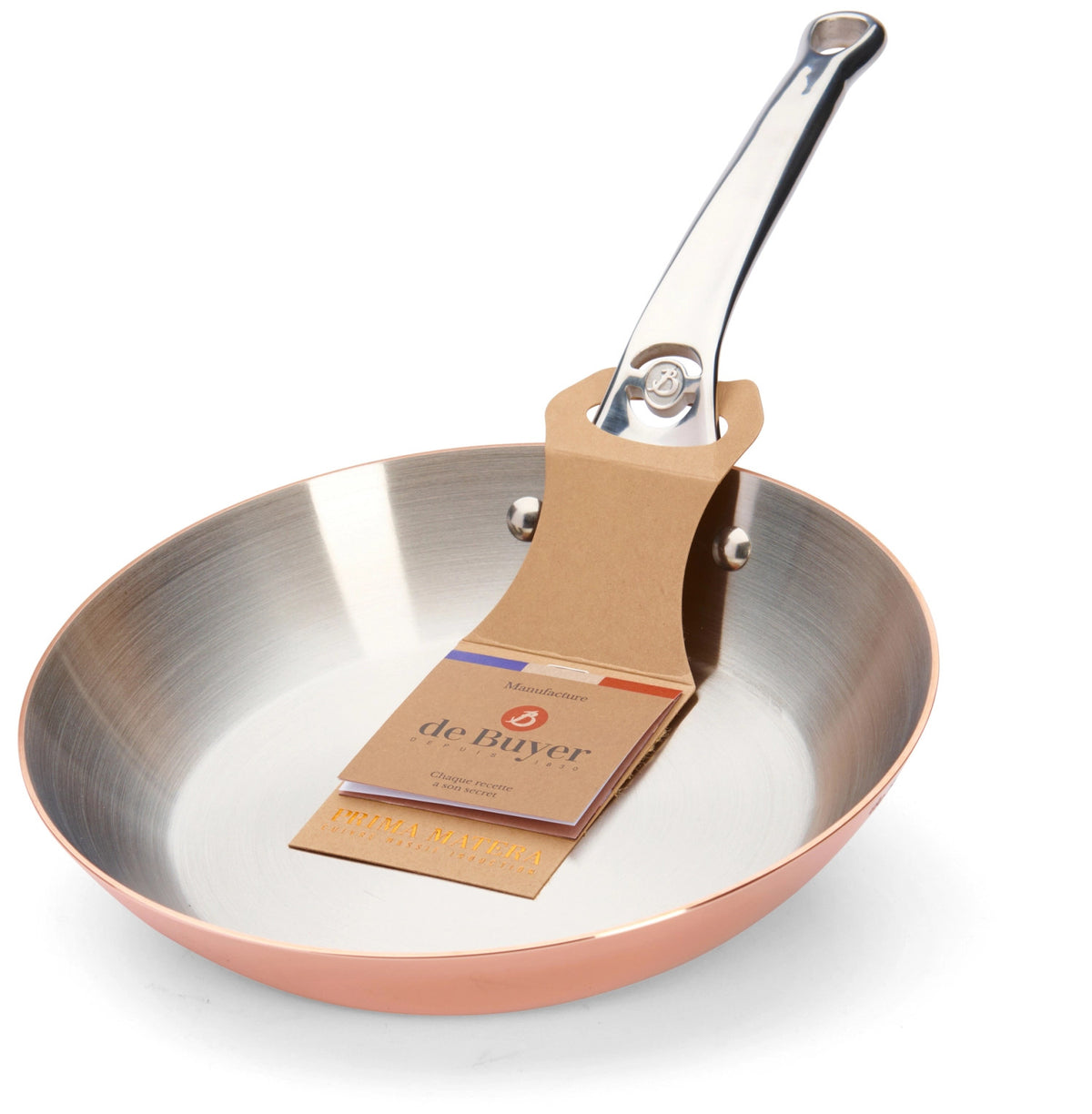 PRIMA MATERA Bratpfanne KupferEdelstahl Ø24cm,Induktion in Kupfer präsentiert im Onlineshop von KAQTU Design AG. Bratpfanne ist von de Buyer