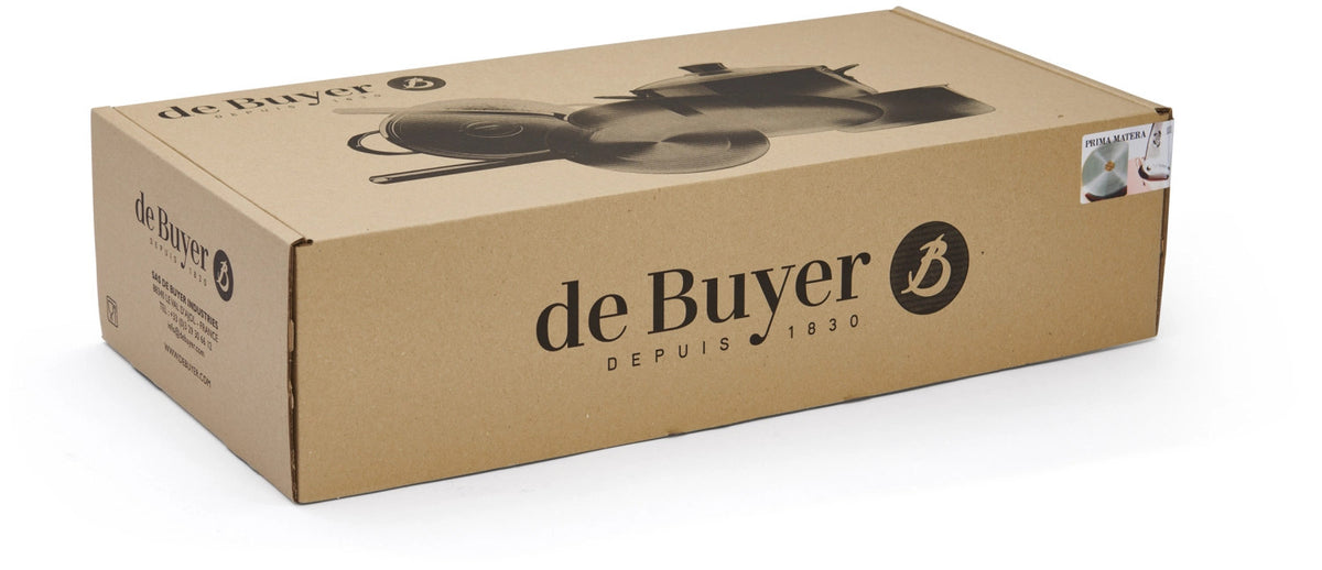 PRIMA MATERA Sauteuse gerade KupferEdelst. Ø24cm,Induktion in Kupfer präsentiert im Onlineshop von KAQTU Design AG.  ist von de Buyer