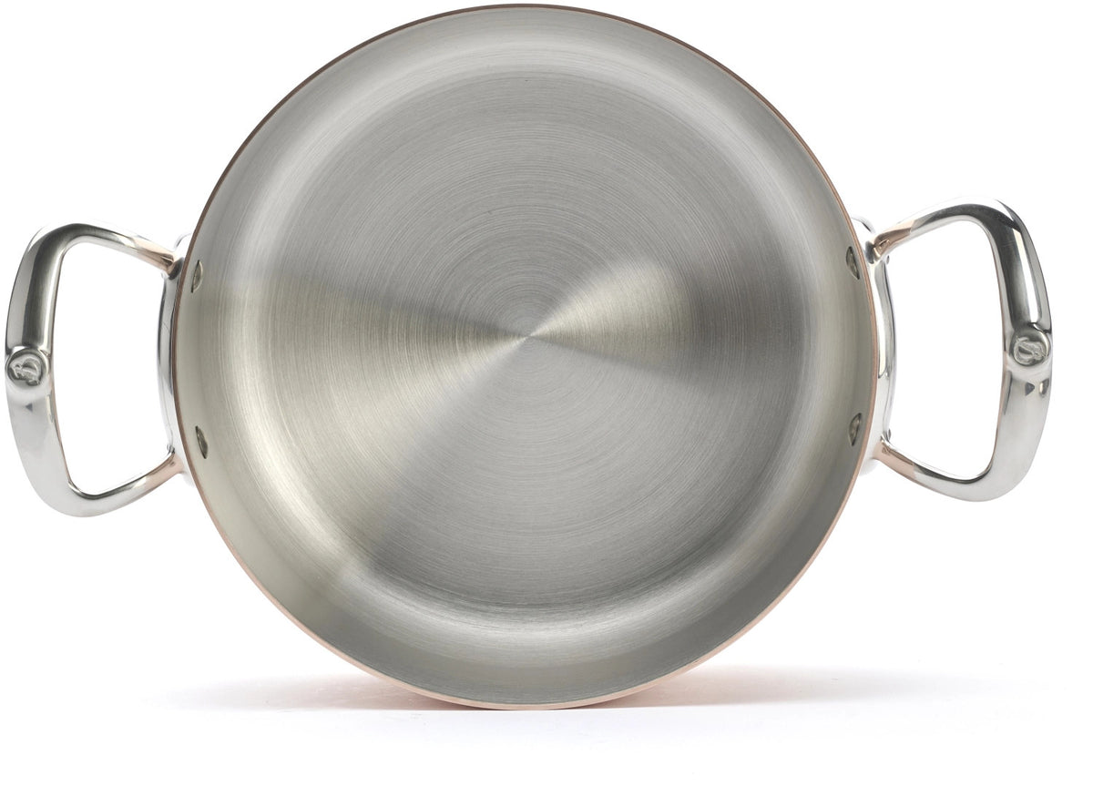 PRIMA MATERA Gemüsetopf KupferEdelst. Ø24cm, Deckel, Induk. in Kupfer präsentiert im Onlineshop von KAQTU Design AG.  ist von de Buyer
