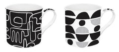 2er Set Graffiti Porzellanbecher 300 ml