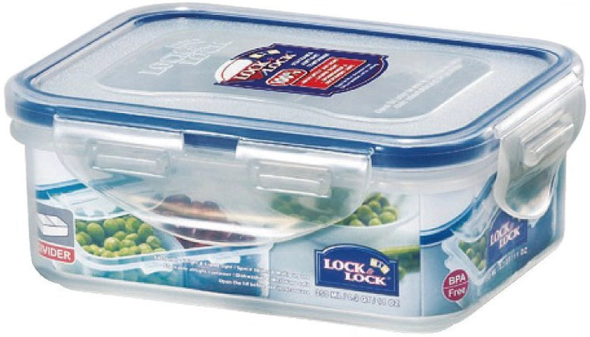 Vorratsdose rechteckig 0.35lt 13.5x10.2x5.2cm in Transparent präsentiert im Onlineshop von KAQTU Design AG. Aufbewahrungsdose ist von Lock&Lock