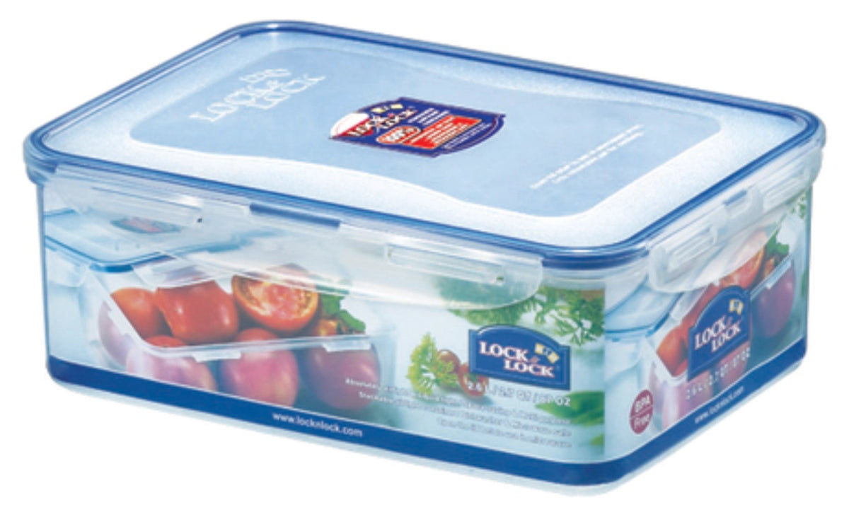 Vorratsdose rechteckig 2.6lt 24.8x18x9.3cm in Transparent präsentiert im Onlineshop von KAQTU Design AG. Aufbewahrungsdose ist von Lock&Lock