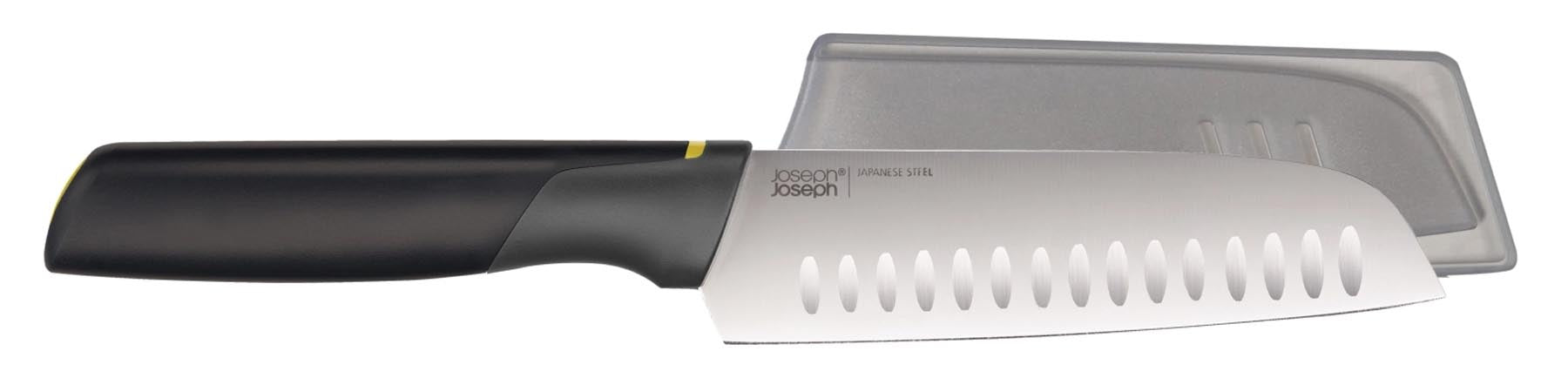 Elevate Santokumesser 14cm in Schwarz präsentiert im Onlineshop von KAQTU Design AG. Küchenmesser ist von Joseph Joseph