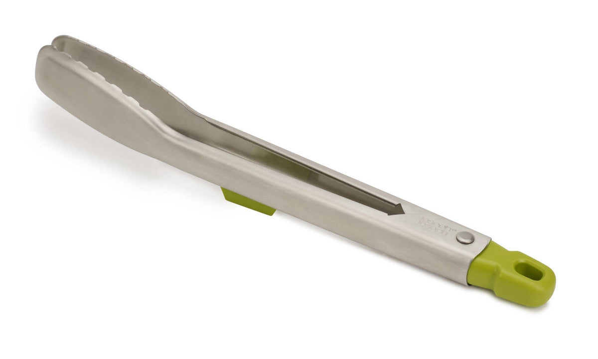 Elevate Steel Slimline Edelstahlza. mit int. Auflagen - Grün in Grün präsentiert im Onlineshop von KAQTU Design AG. Zange ist von Joseph Joseph