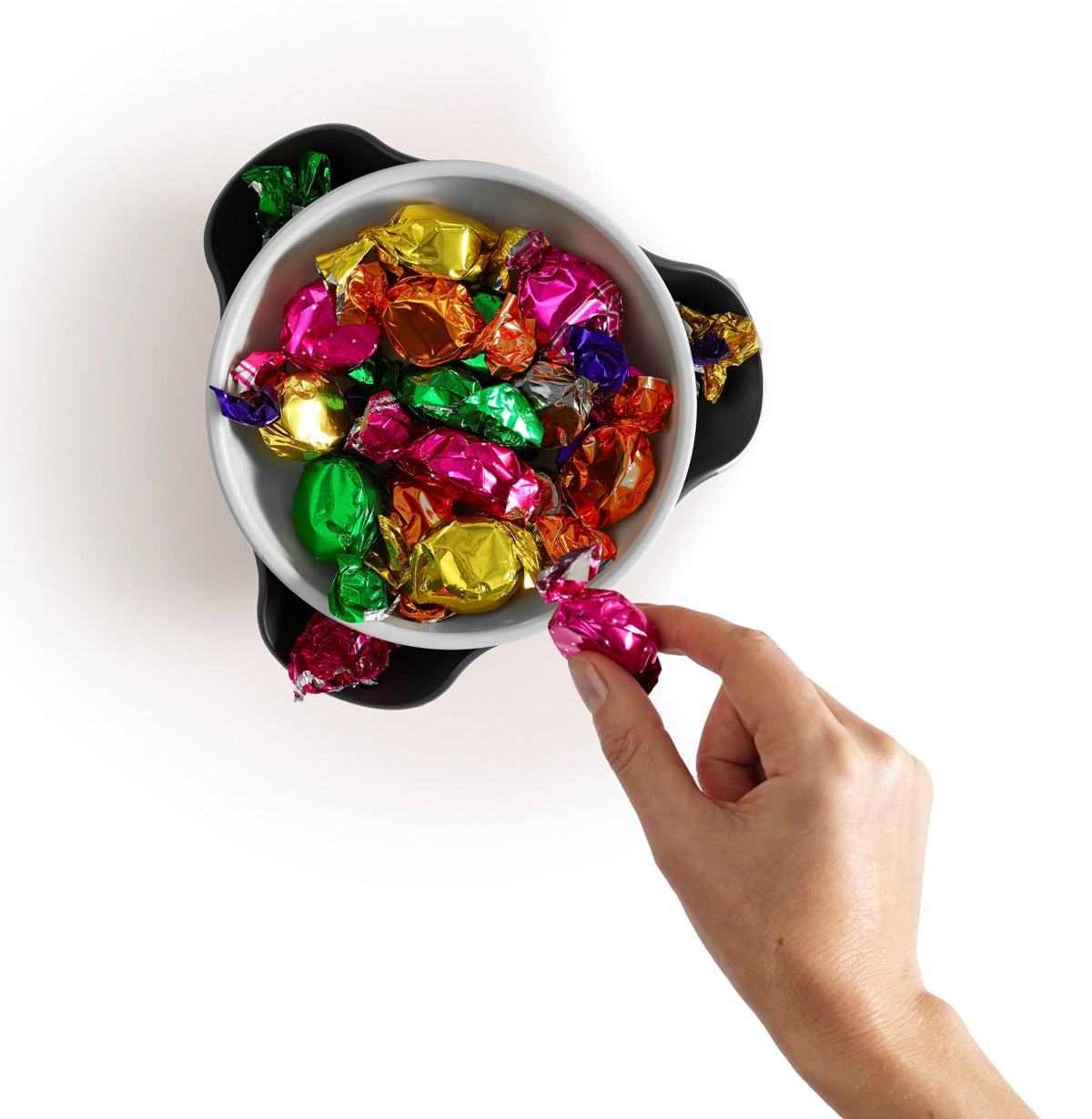 Double-Dish Servierschüssel in Grau präsentiert im Onlineshop von KAQTU Design AG. Küchenhelfer ist von Joseph Joseph